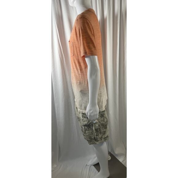 Chip & Pepper Short Sleeves Pocket T-Shirt, Orange Ombré , Sz: M, 87-23 - Picture 3 of 15